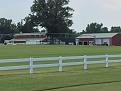 A view of the bunkhouse and barn